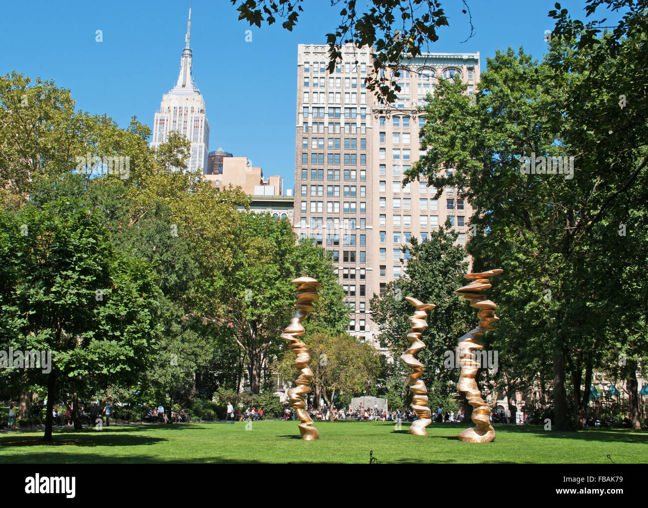 La città di New York, NYC, la Grande Mela, Manhattan, New York Bay, il fiume Hudson, Oceano Atlantico, Stati Uniti d'America, Stati Uniti d'America Foto Stock