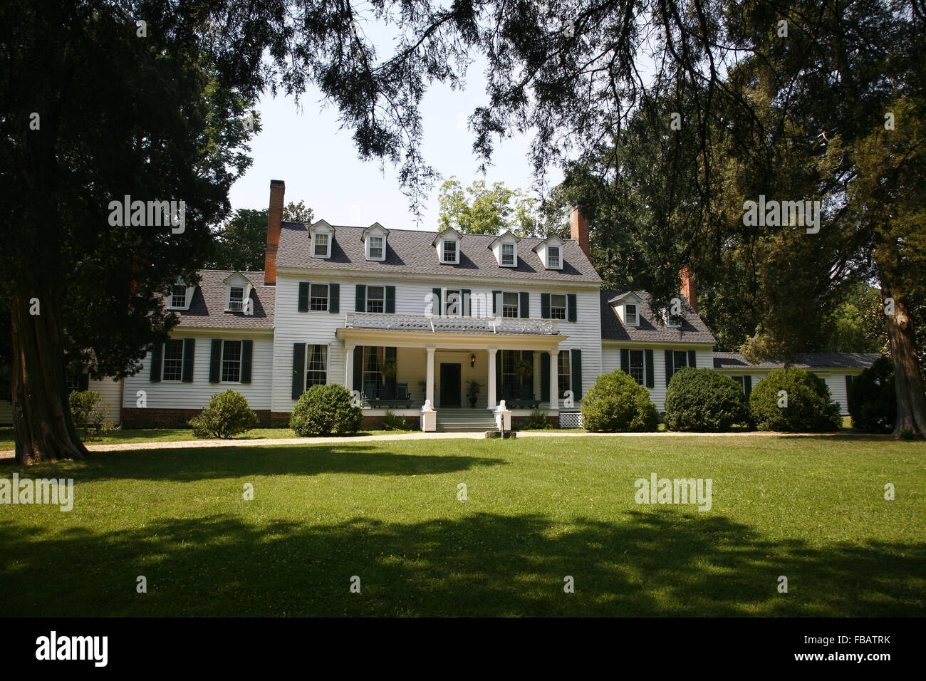 Sherwood Plantation John Tyler House, Virginia, Stati Uniti d'America Foto Stock