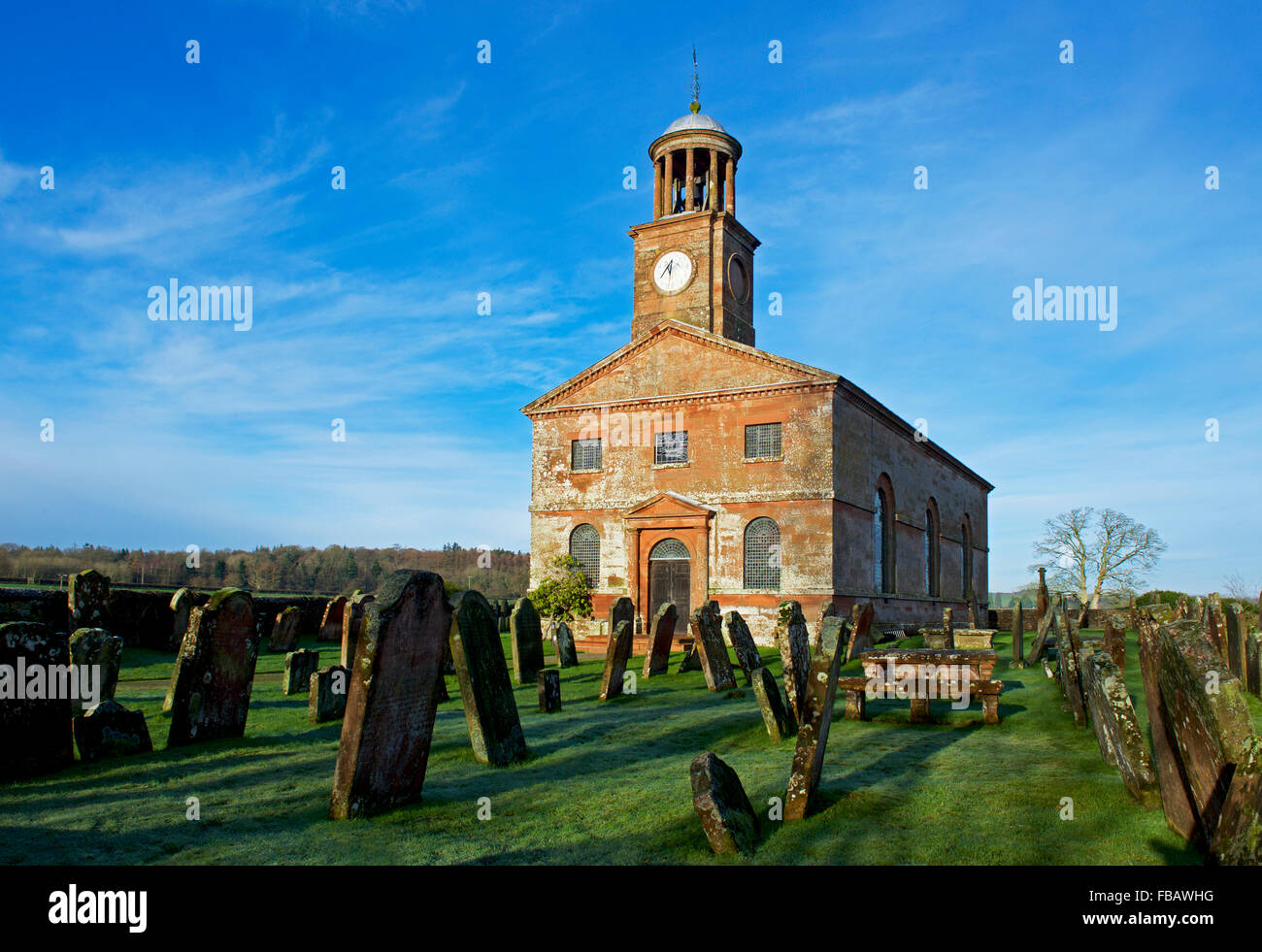 Sant'Andrea Chiesa, Kirkandrews-su-Esk, Cumbria, England Regno Unito Foto Stock