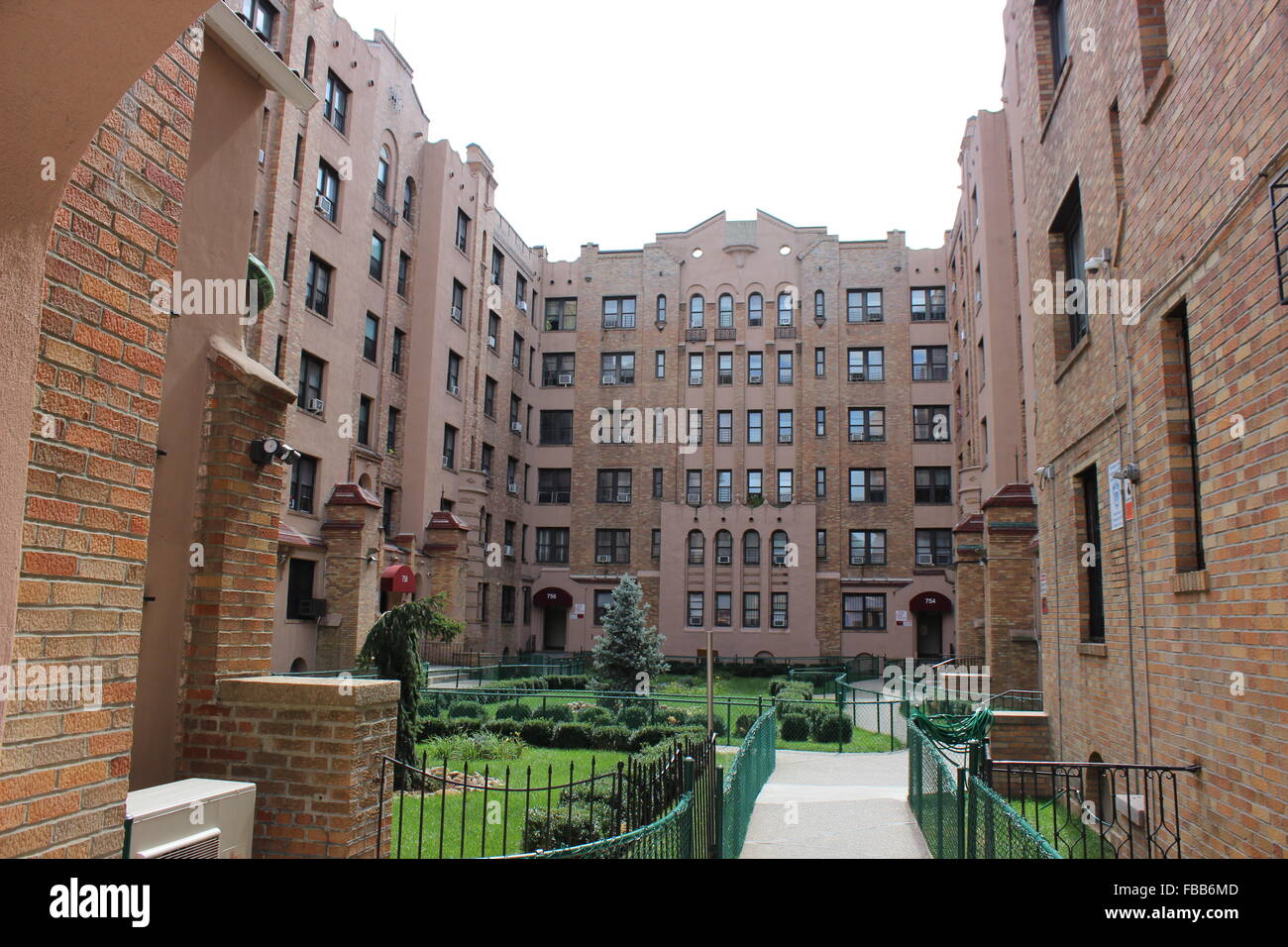 Giardini di Alhambra, Pelham Parkway, Bronx, New York Foto Stock