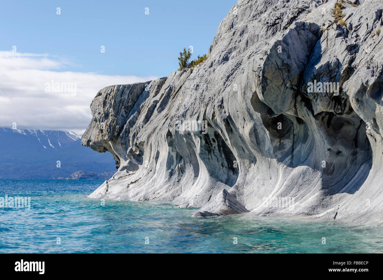 Cattedrale di marmo,Cile Foto Stock