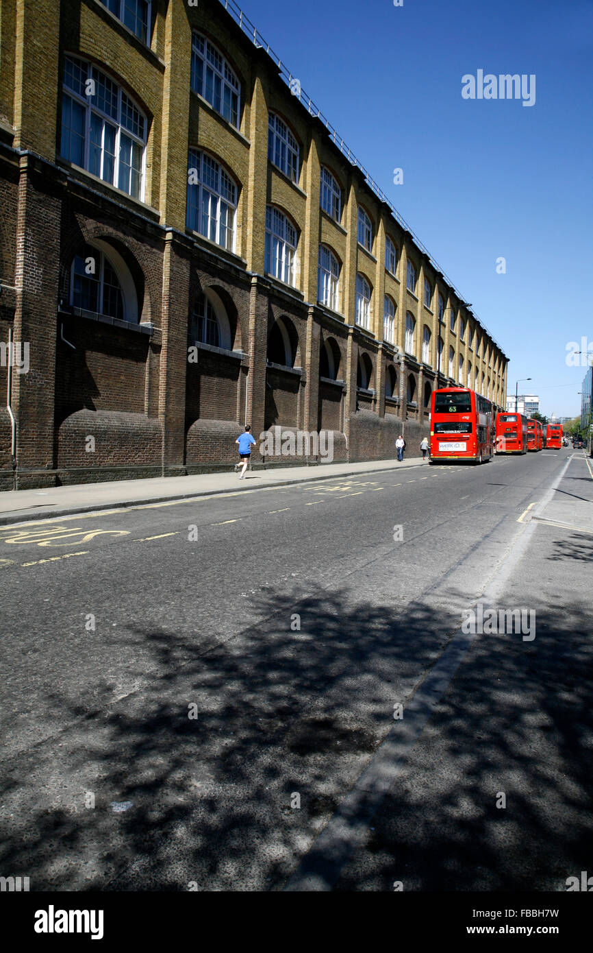 Lato di Kings Cross Station su York Way, Kings Cross, London, Regno Unito Foto Stock