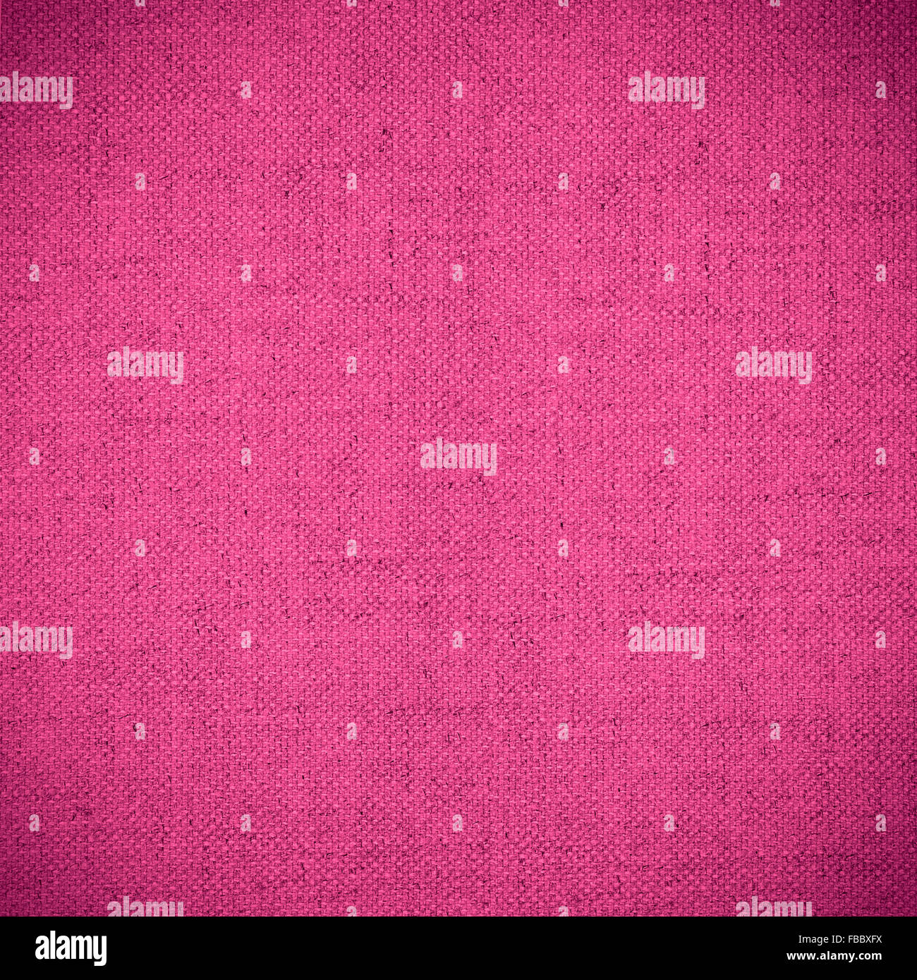 Rosa sullo sfondo di tela o grid pattern texture di lino Foto Stock