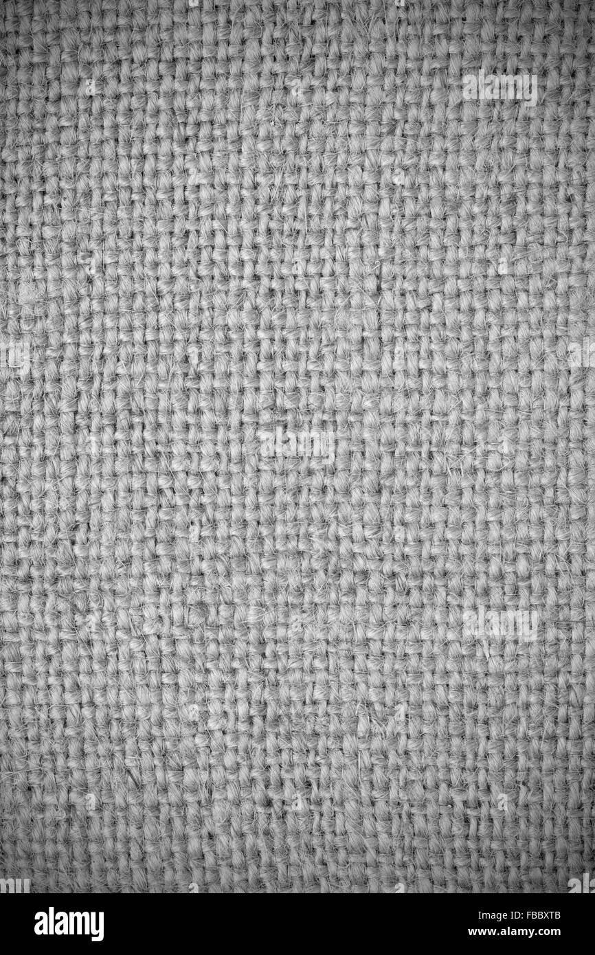Grigio texture di lino o tessuto di sfondo in tela Foto Stock