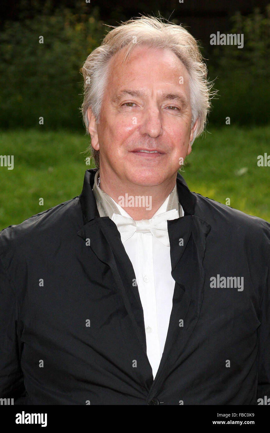 PIC FILE: Londra, Regno Unito. Il 5 giugno 2011. Alan Rickman a Raisa Gorbachev Foundation Gala prigioniero a casa, Hampton Court, Londra - 5 giugno 2011.. Credito: KEITH MAYHEW/Alamy Live News Foto Stock