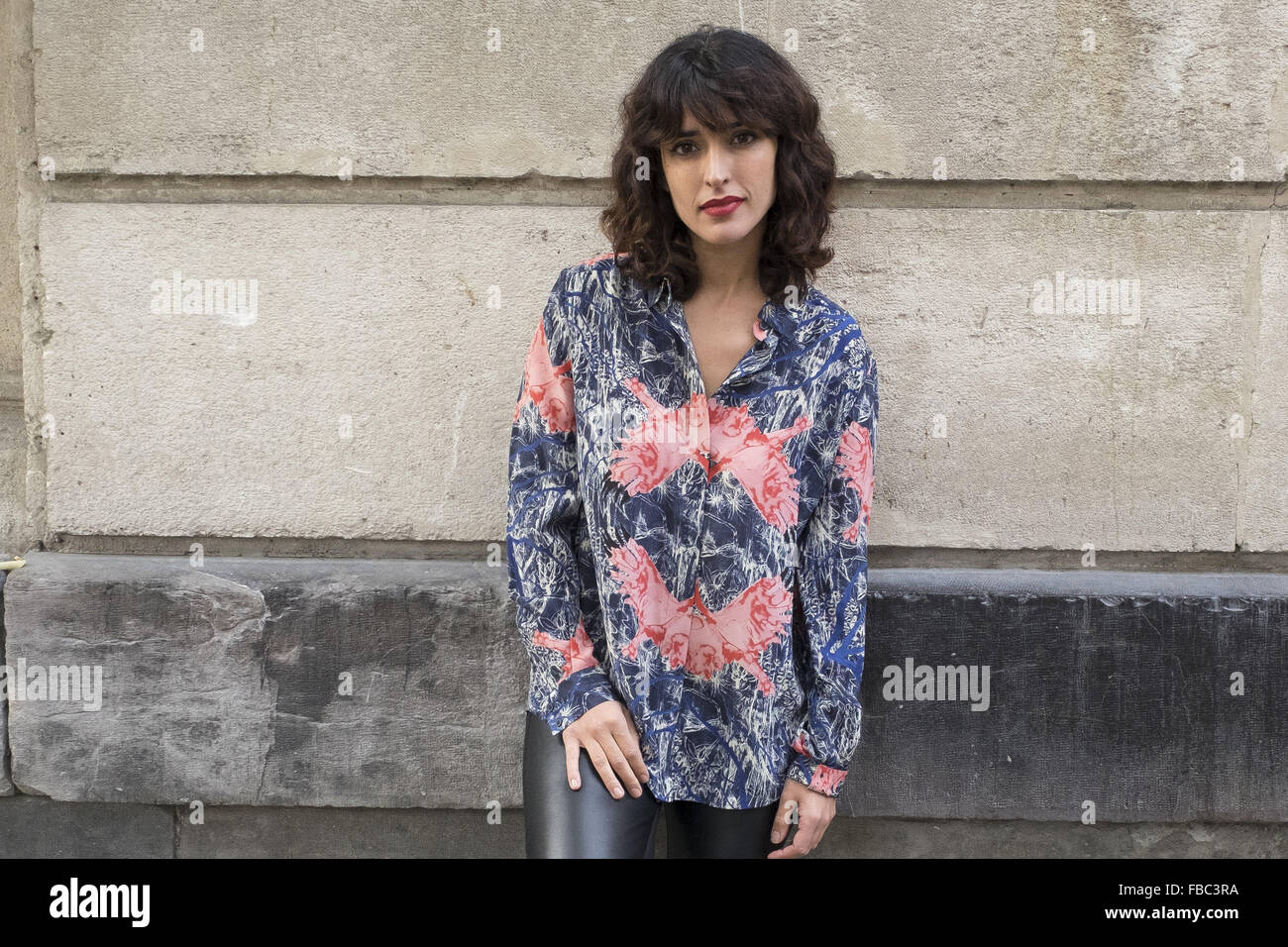 Inma Cuesta pone durante un photocall per 'candidati a Goya Cinema Awards 2016' alla Academia de Cine con: Inma Cuesta dove: Madrid, Spagna Quando: 14 Dic 2015 Foto Stock