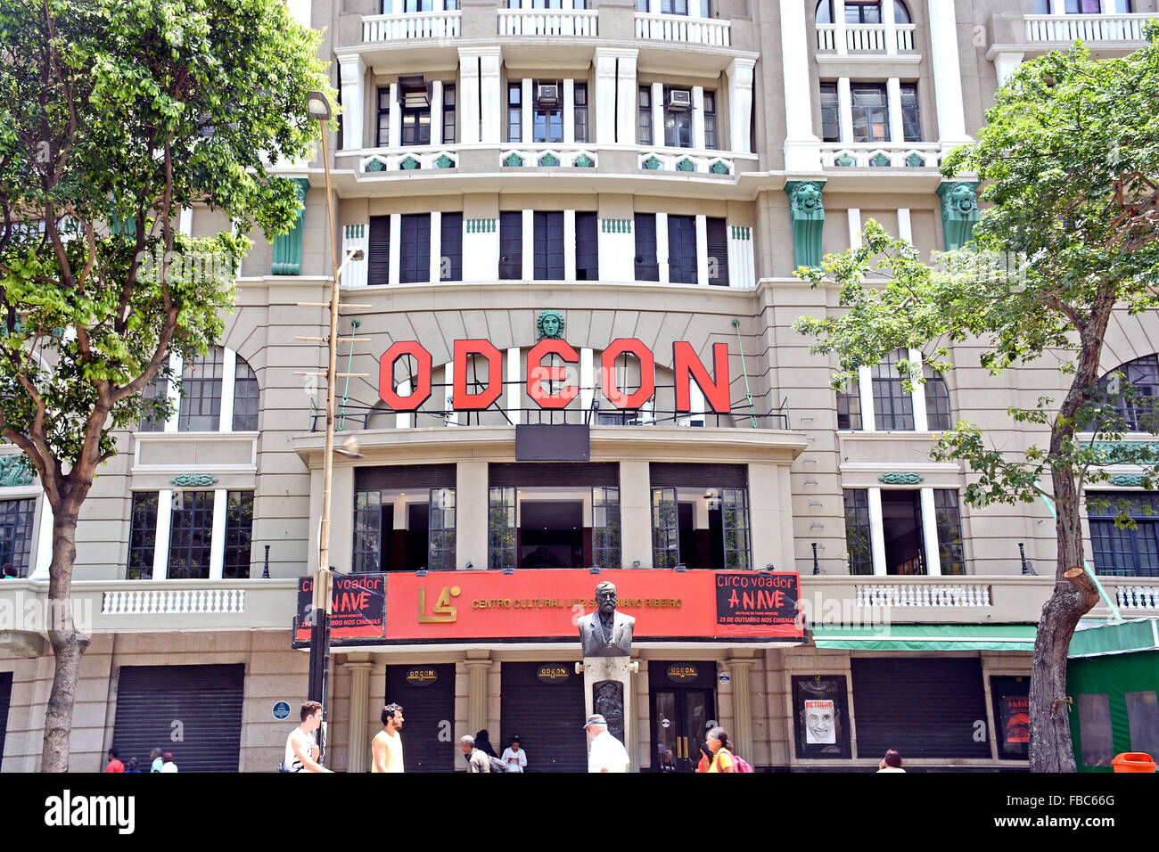 Cinema Odeon Floriano piazza Rio de Janeiro in Brasile Foto Stock