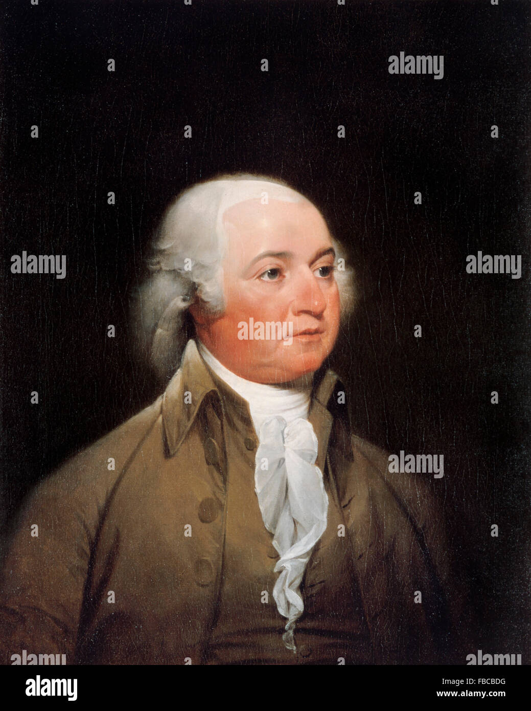 John Adams. Ritratto del secondo presidente degli Stati Uniti di John Trumbull, c 1792 Foto Stock