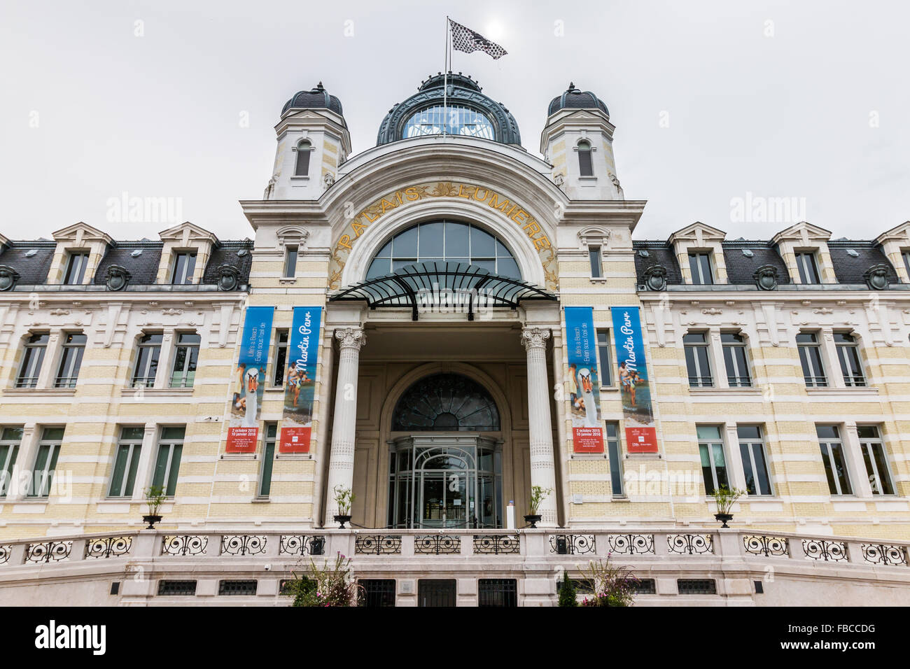 Vista del Palais Lumiere di Evian-les-Bains Francia Foto Stock