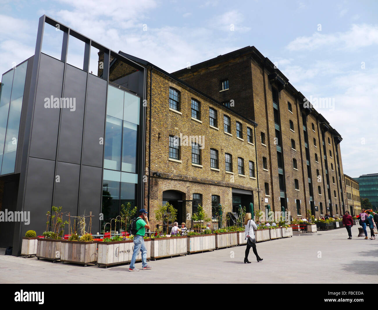 Central Saint Martins College artistici granaio Square Londra Foto Stock