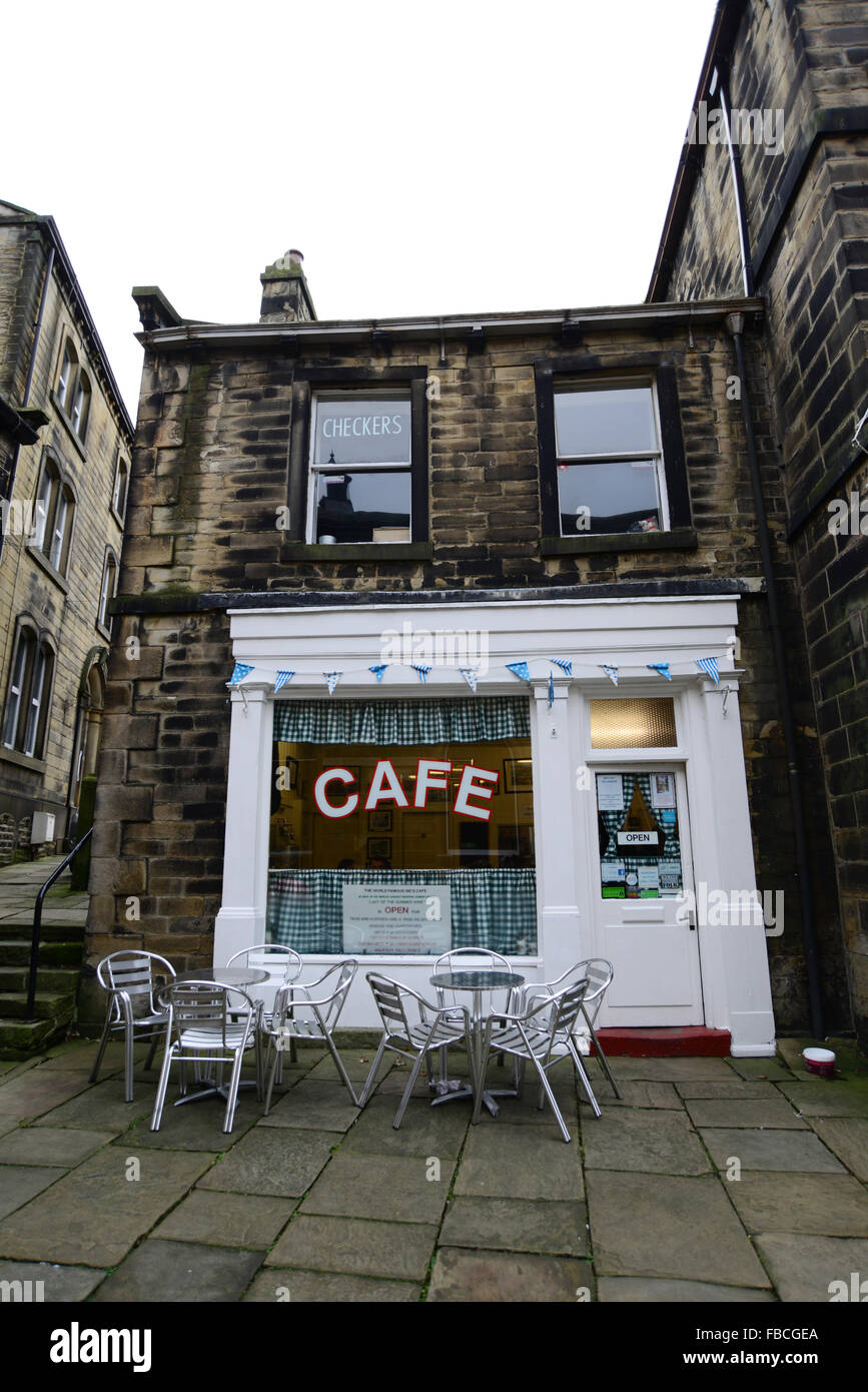 Sid's Cafe, Leeds, West Yorkshire, Regno Unito. Foto Stock