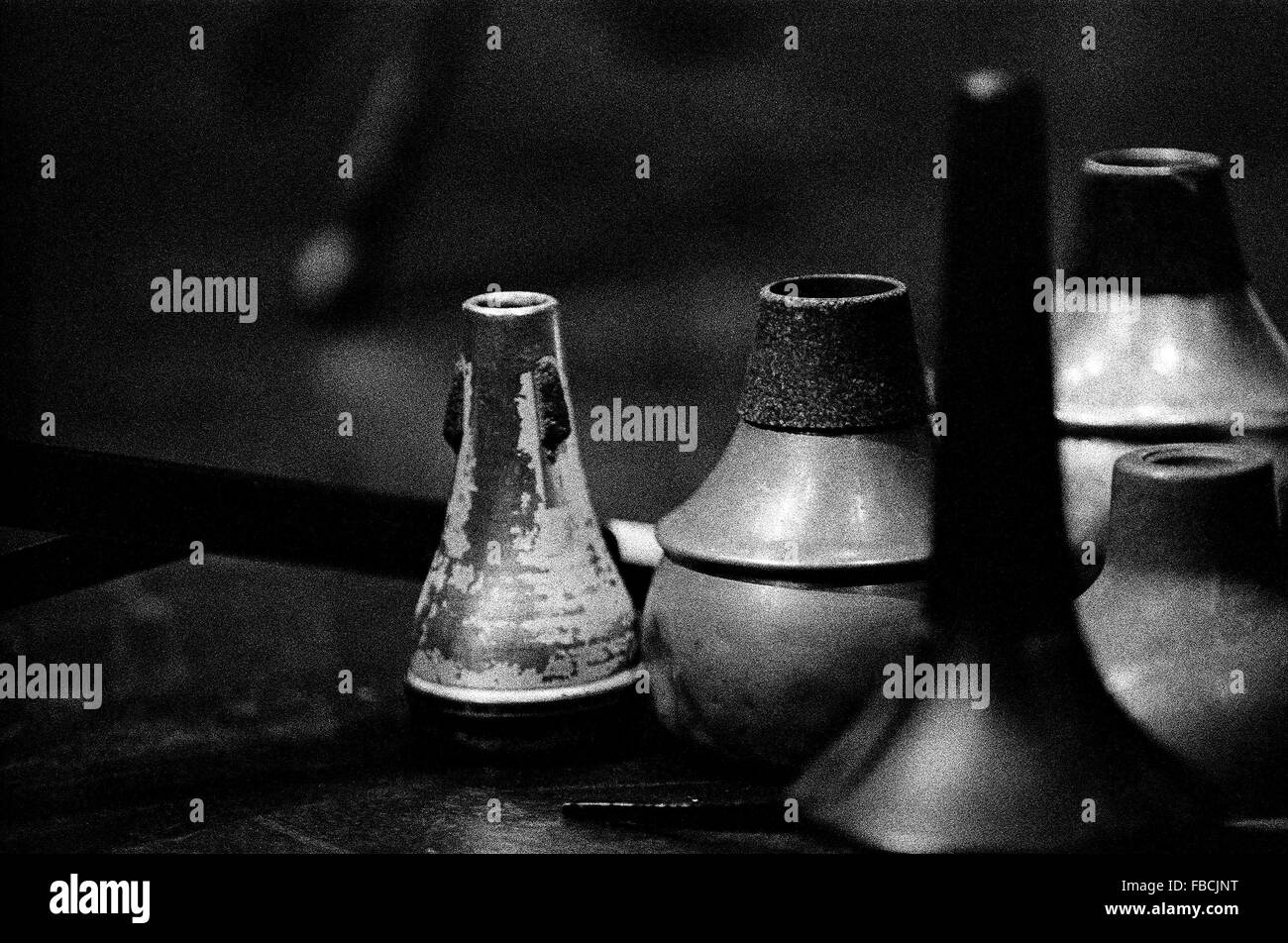 Sordine per trombe Foto Stock