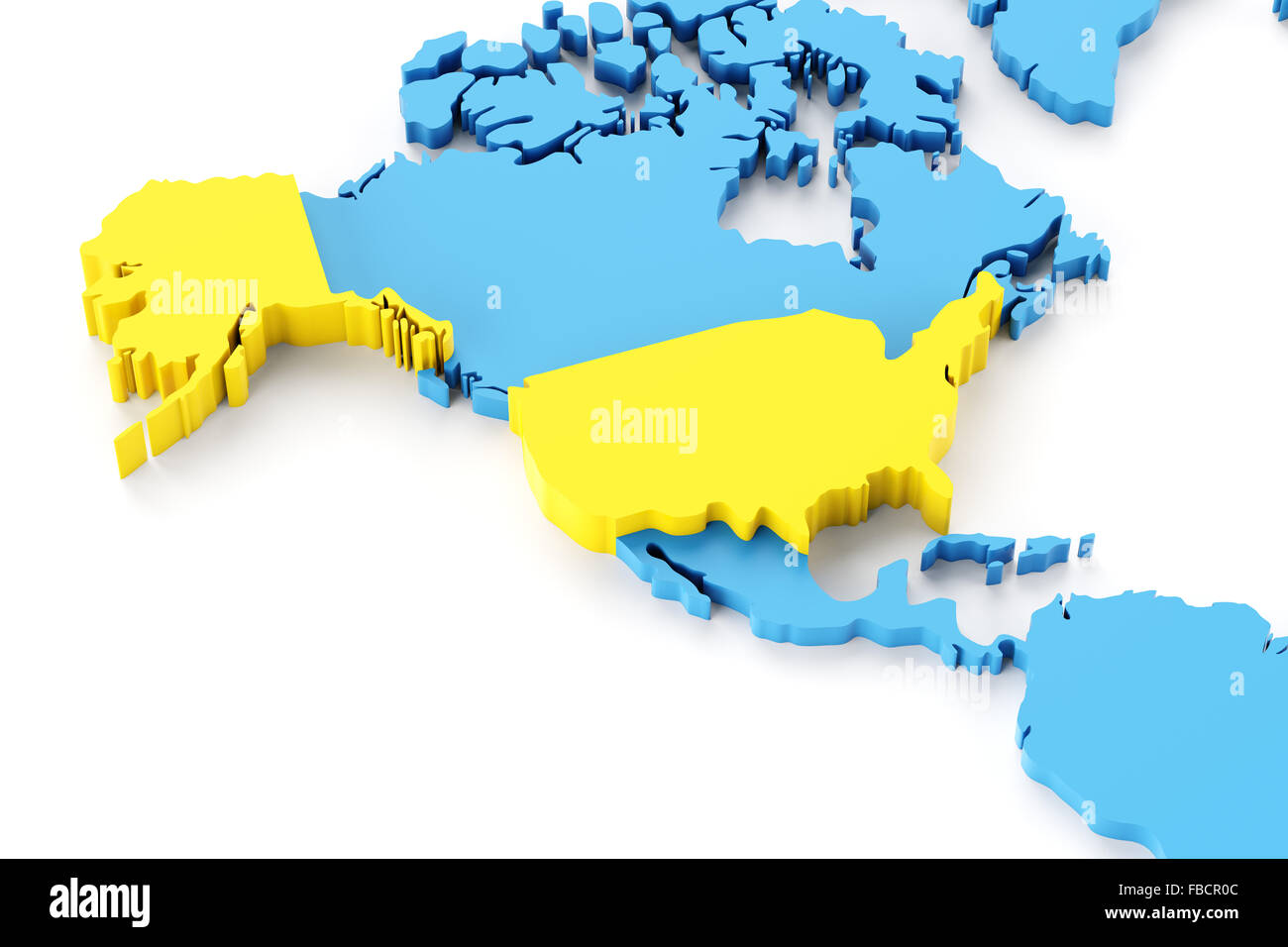 Carta geografica america del nord immagini e fotografie stock ad alta