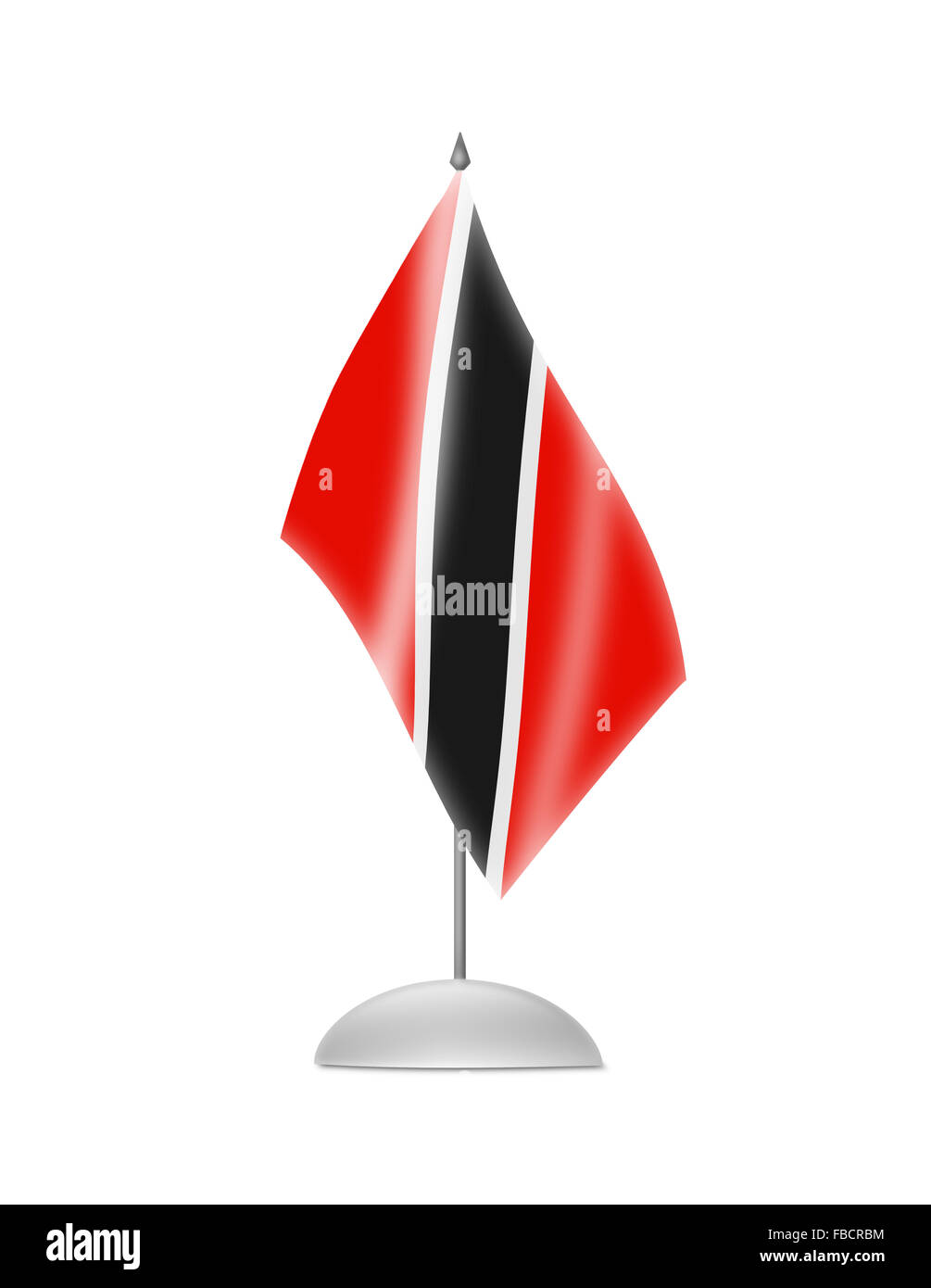 La Bandiera di Trinidad e Tobago Foto Stock