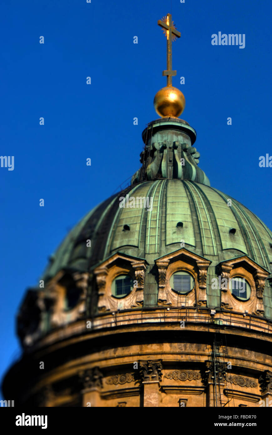 Cupola della Cattedrale di Kazan, San Pietroburgo Foto Stock