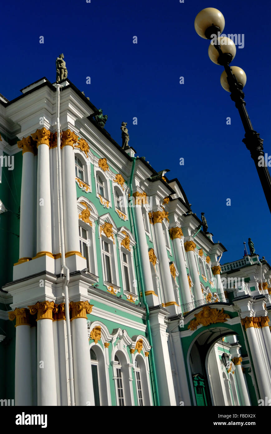 Il palazzo d'inverno, a San Pietroburgo Foto Stock