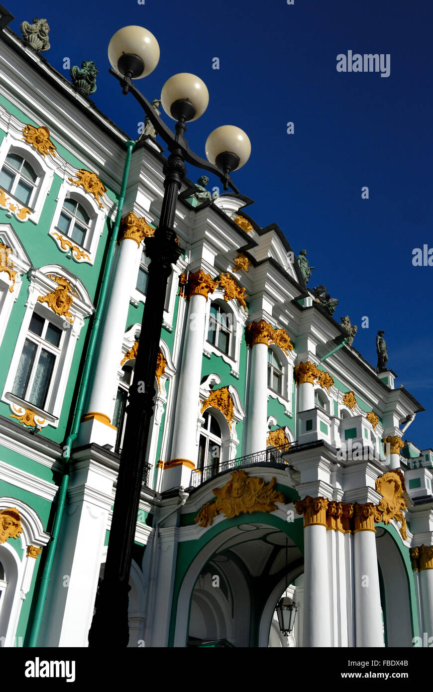 Il palazzo d'inverno, a San Pietroburgo Foto Stock