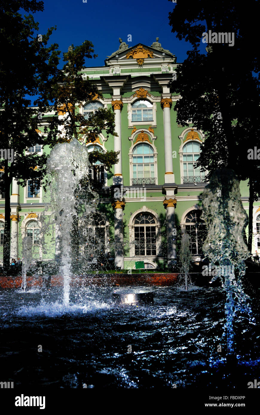 Il palazzo d'inverno, a San Pietroburgo Foto Stock