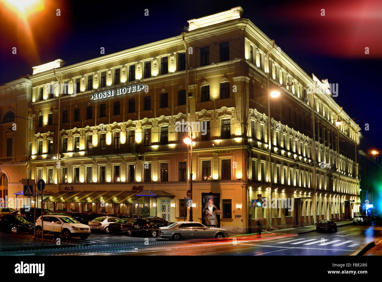 L'Hotel Rossi, San Pietroburgo Foto Stock