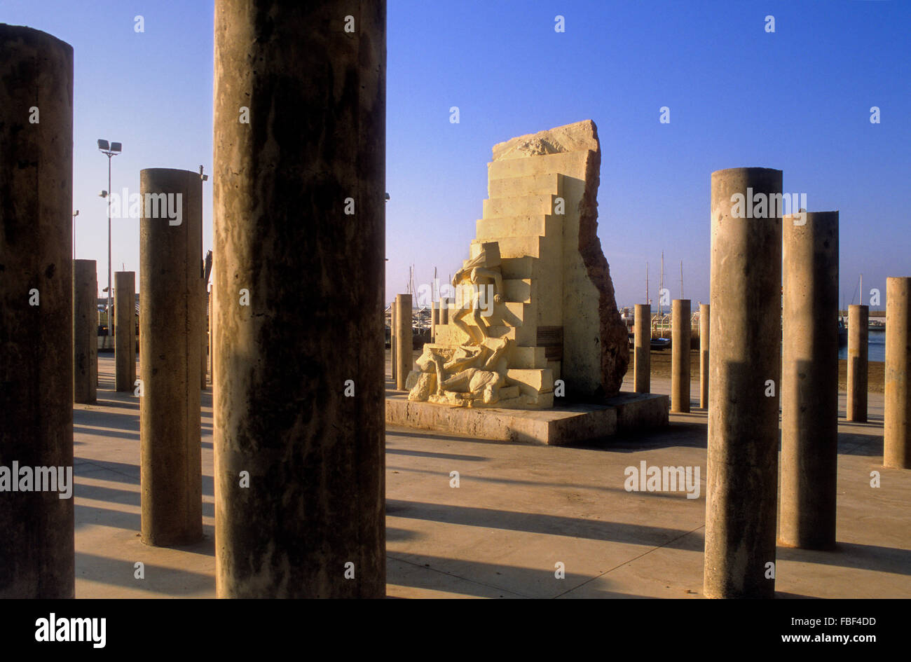 Monumento al 142 vittime dell'Olocausto (Mauthausen). Almeria. In Andalusia, Spagna Foto Stock