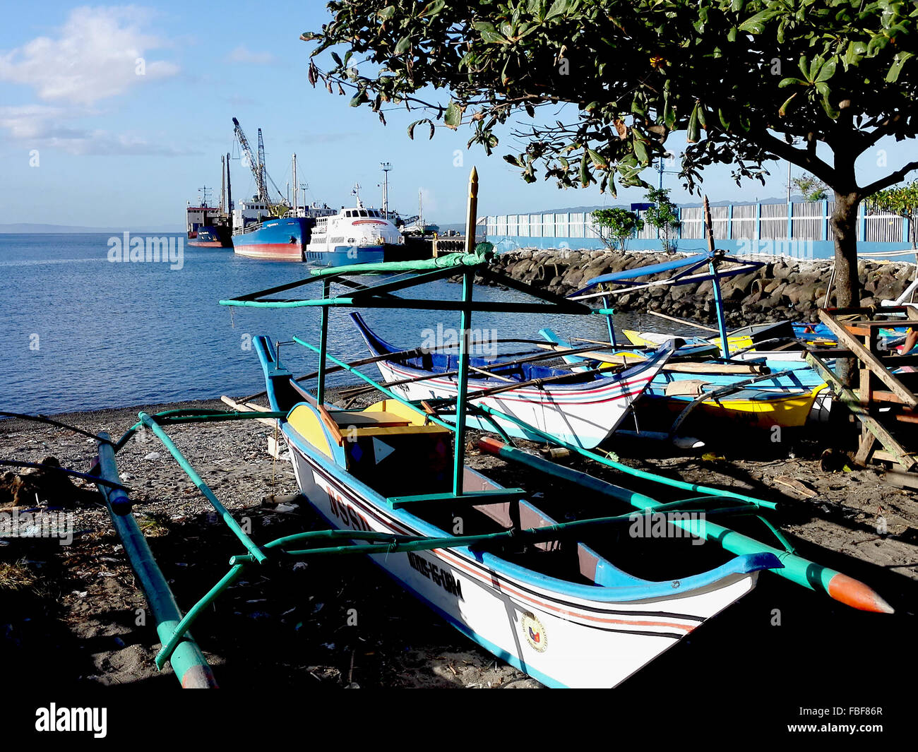 Filippine Leyte Ormoc City Waterfront Adrian Baker Foto Stock