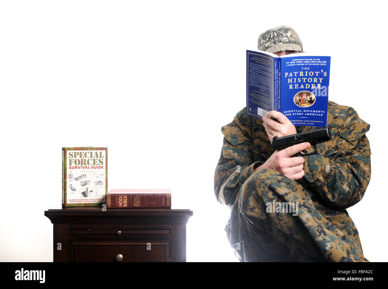 I conservatori e i patrioti che credono nel diritto di tenere e portare armi. Foto Stock I conservatori e i patrioti che credono nel diritto di tenere e portare armi. Foto Stock