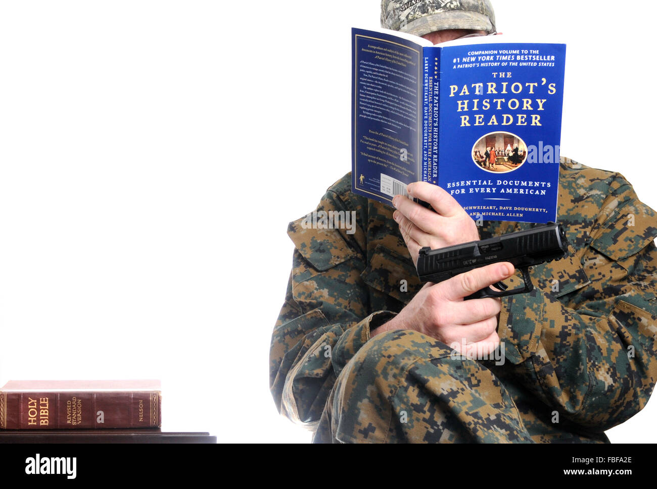 I conservatori e i patrioti che credono nel diritto di tenere e portare armi. Foto Stock I conservatori e i patrioti che credono nel diritto di tenere e portare armi. Foto Stock