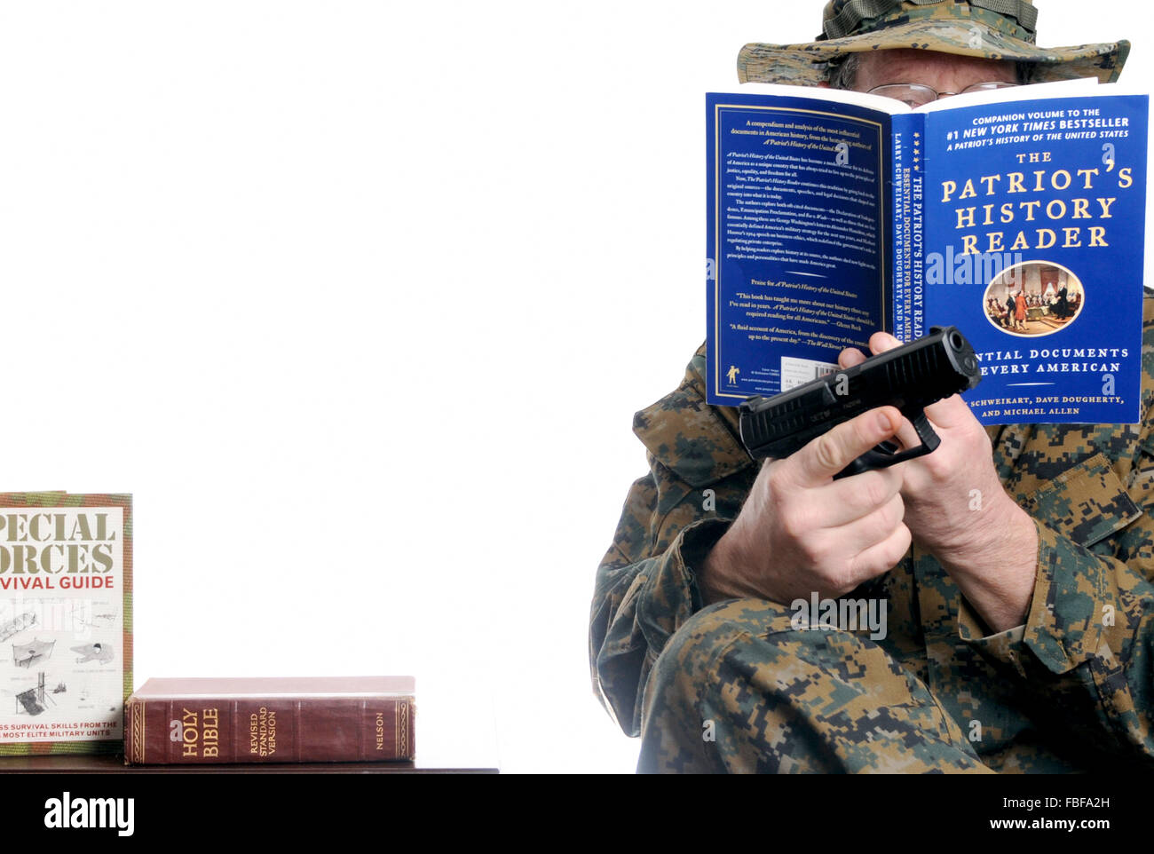I conservatori e i patrioti che credono nel diritto di tenere e portare armi. Foto Stock I conservatori e i patrioti che credono nel diritto di tenere e portare armi. Foto Stock