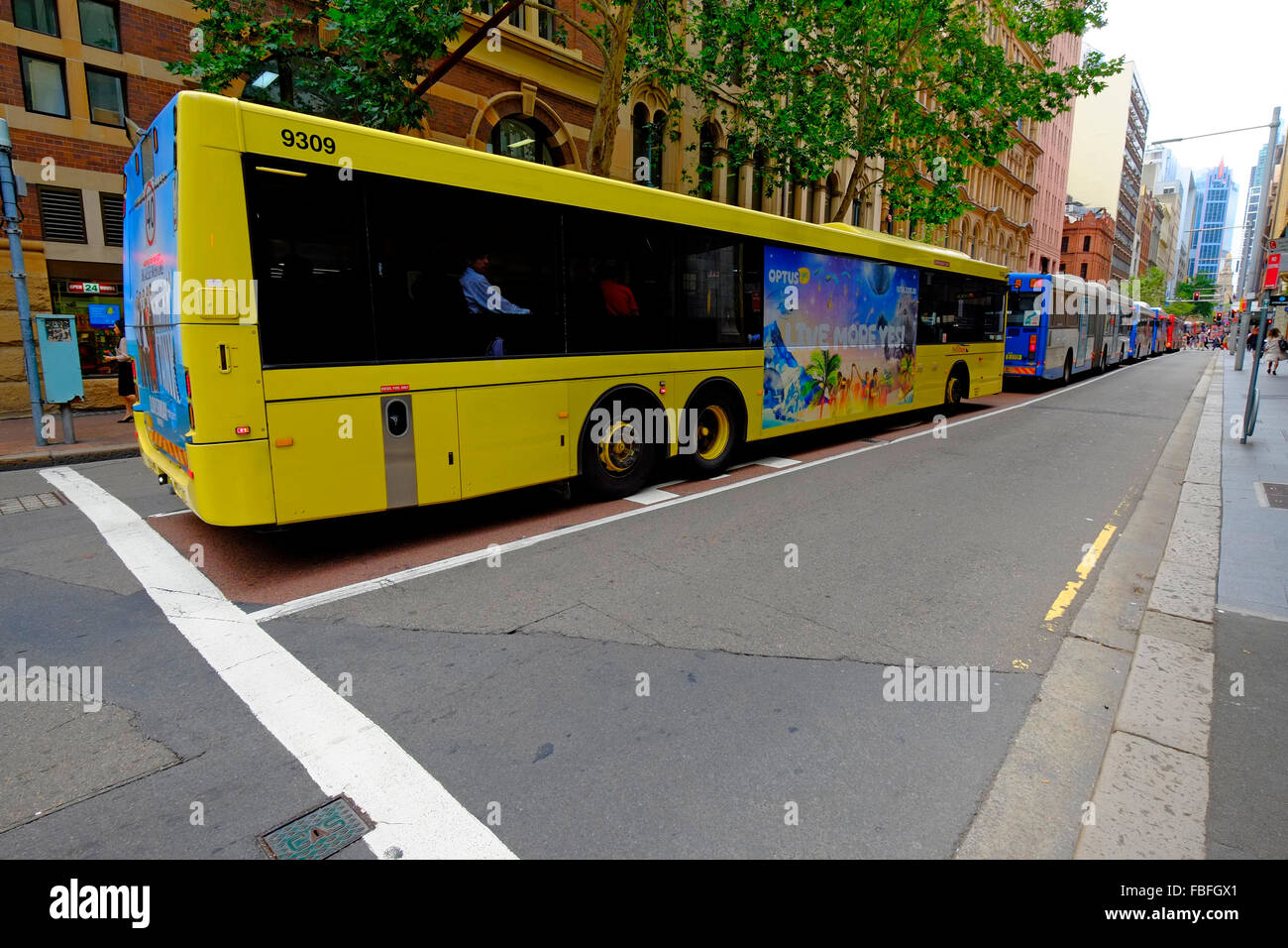 I mezzi di trasporto pubblici Sydney Australia Nuovo Galles del Sud AU Foto Stock