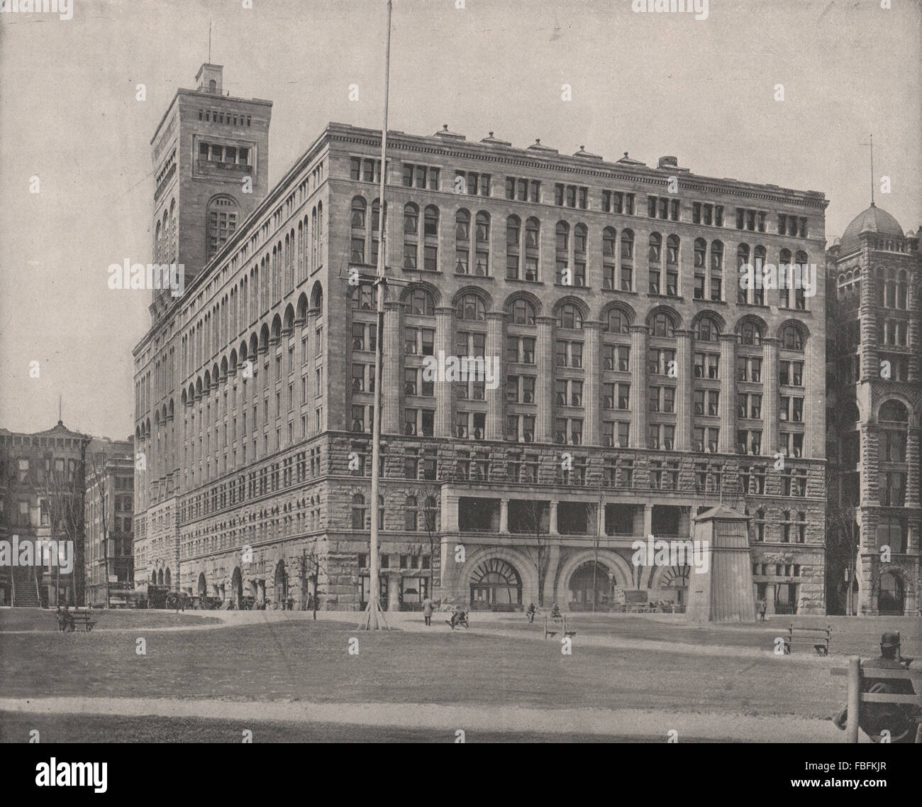 L' Auditorium Edificio, Chicago, Illinois. Ora Roosevelt University, 1895 Foto Stock