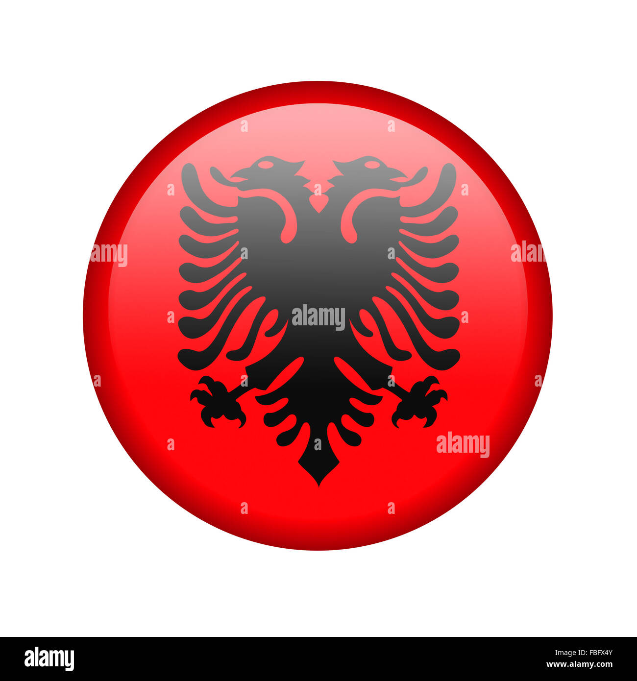Bandiera albanese Immagini senza sfondo e Foto Stock ritagliate - Alamy