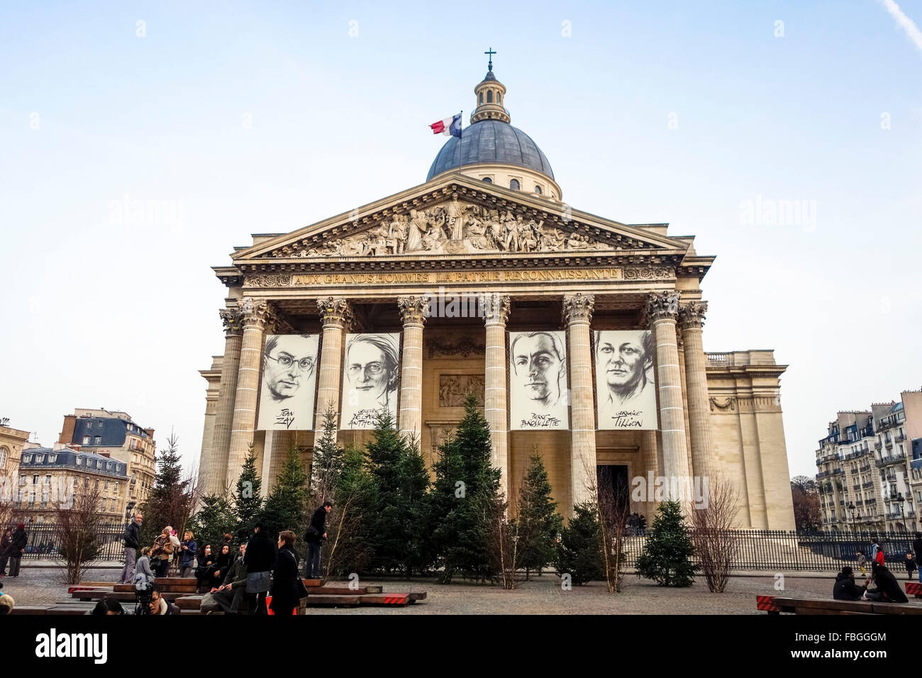 Il Panthéon, Quartiere Latino, Mausoleo, Parigi Foto Stock