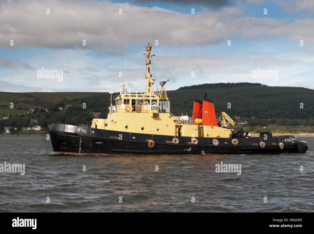 Potente SD azionato dalla Serco a nome della Royal Navy mentre in base a Faslane Foto Stock