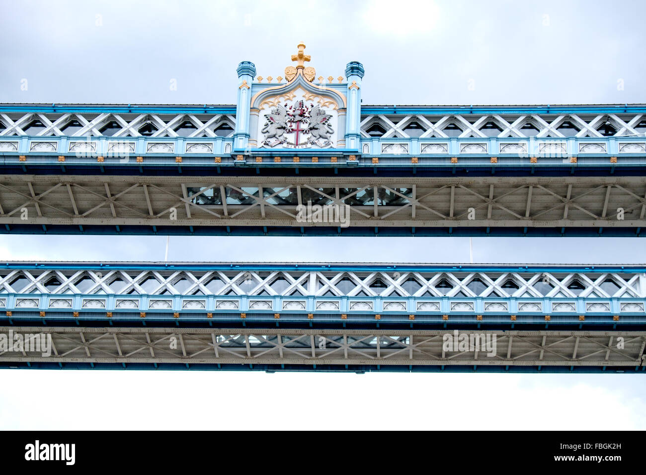 Dettaglio del Tower Bridge, London, Regno Unito Foto Stock