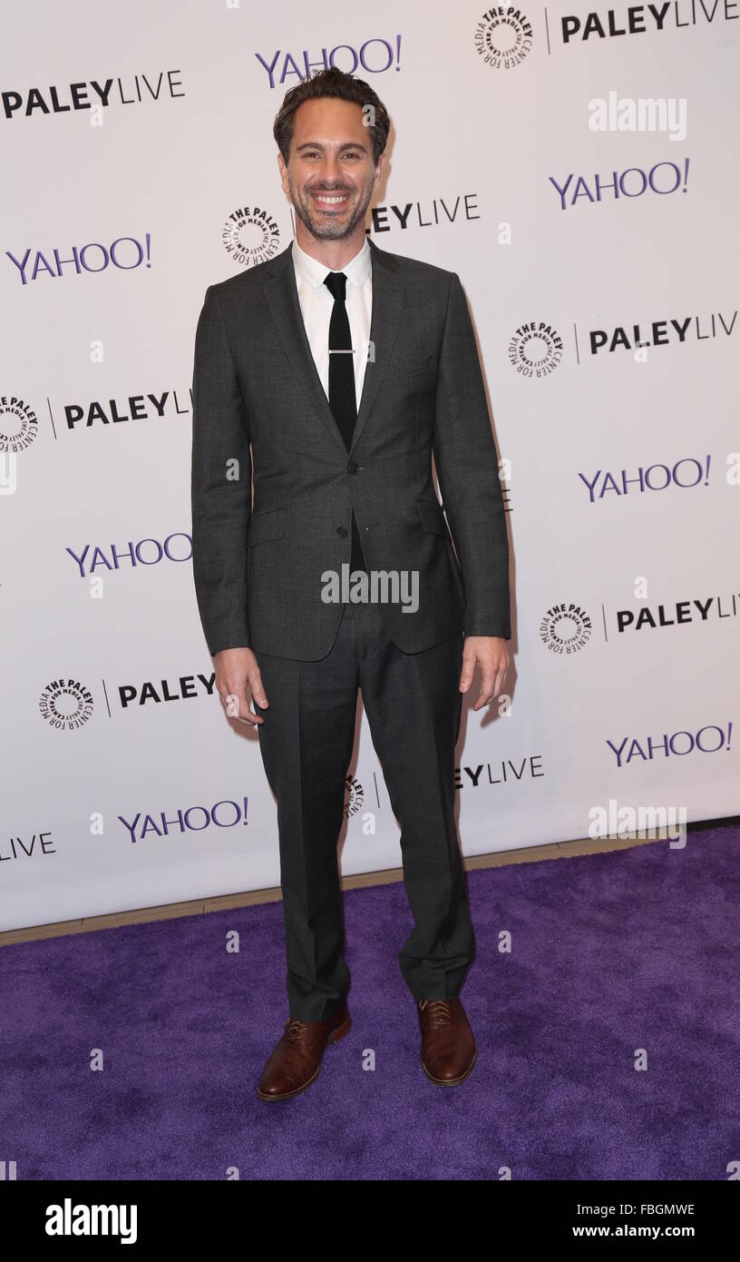 Una serata con la "vita in pezzi" al Paley Centre for Media - Arrivi con: Thomas Sadoski dove: Los Angeles, California, Stati Uniti quando: 15 Dic 2015 Foto Stock