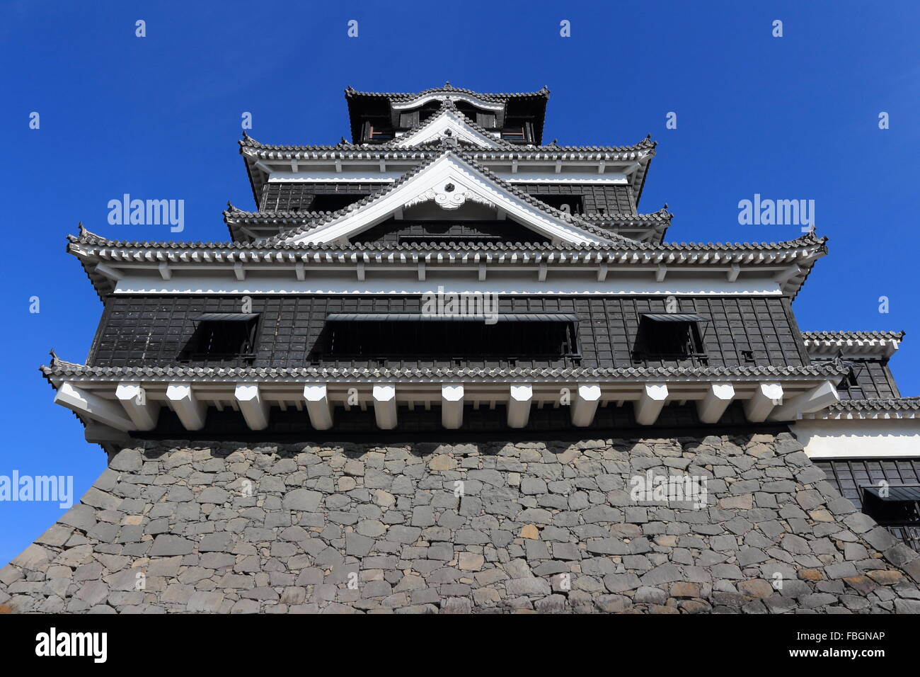 Castello di Kumamoto in Giappone Foto Stock