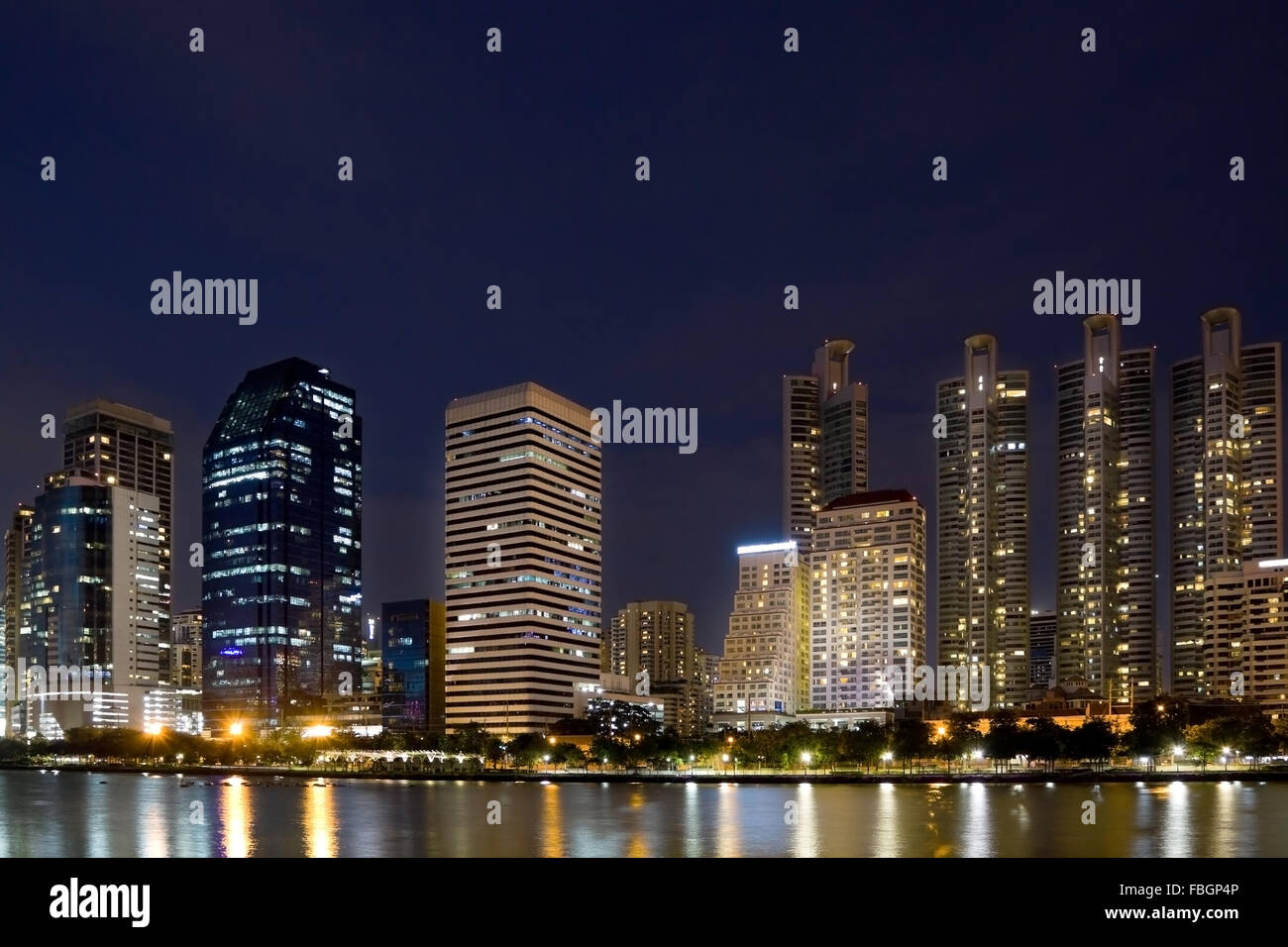 La città di Bangkok Foto Stock