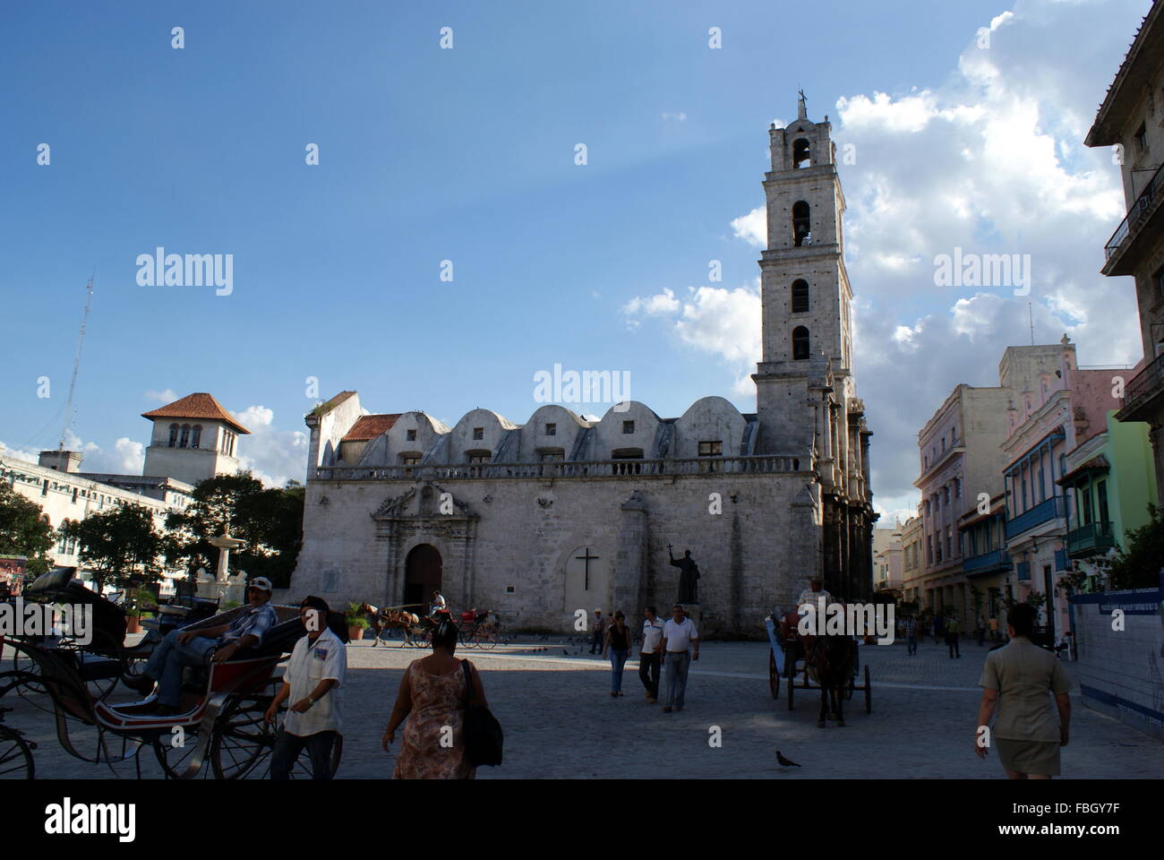 La basilica ed il monastero di San Francesco di Assisi, Havana, Cuba Foto Stock