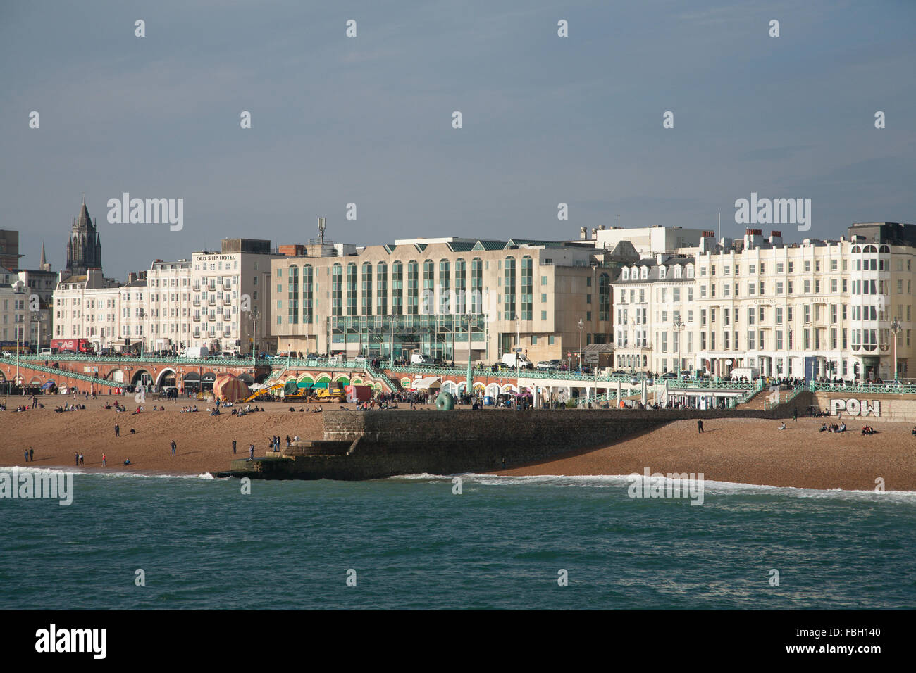 Brighton Sea Front Foto Stock