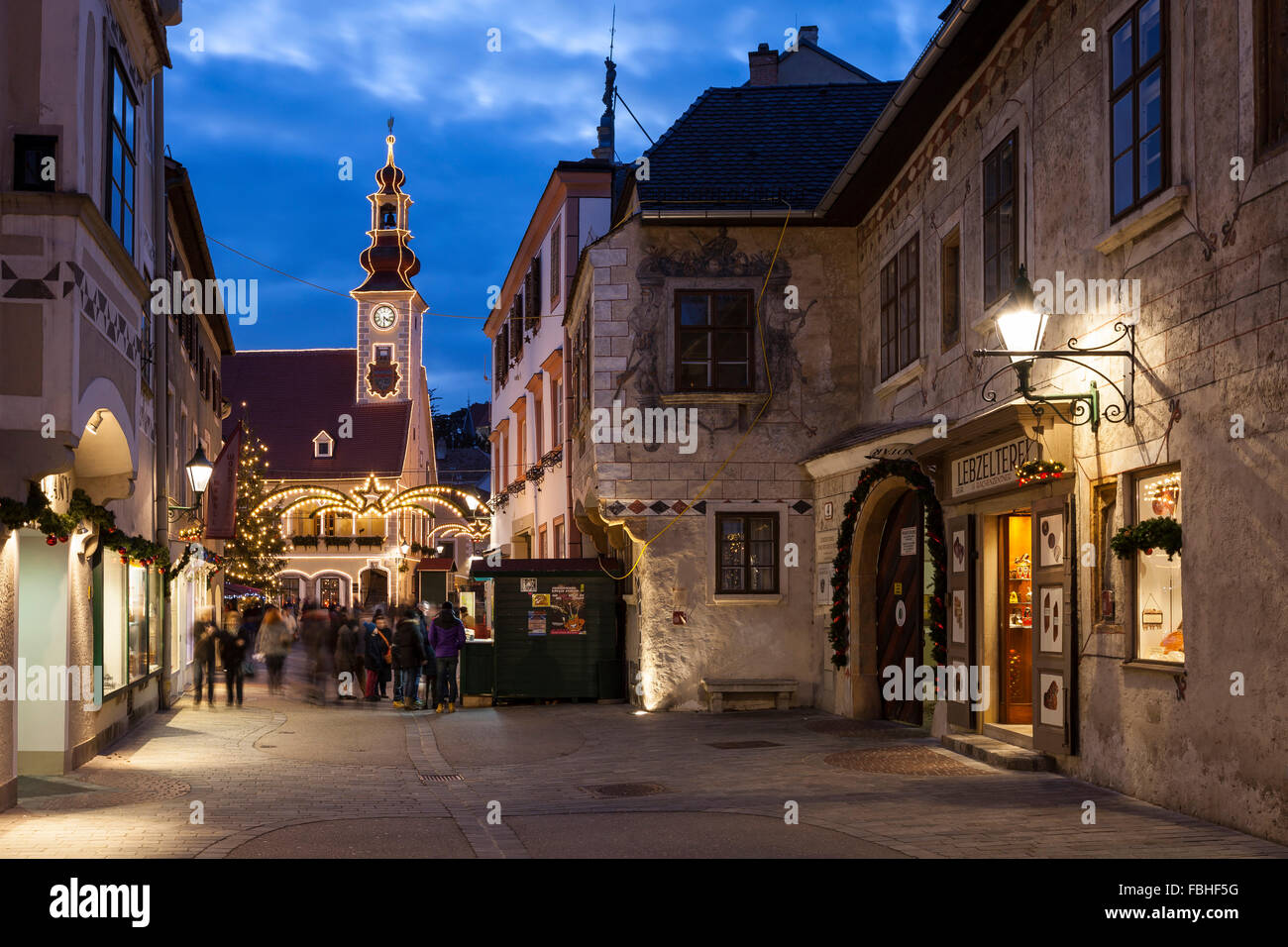 Bassa Austria, Mödling, mercatino di Natale Foto Stock