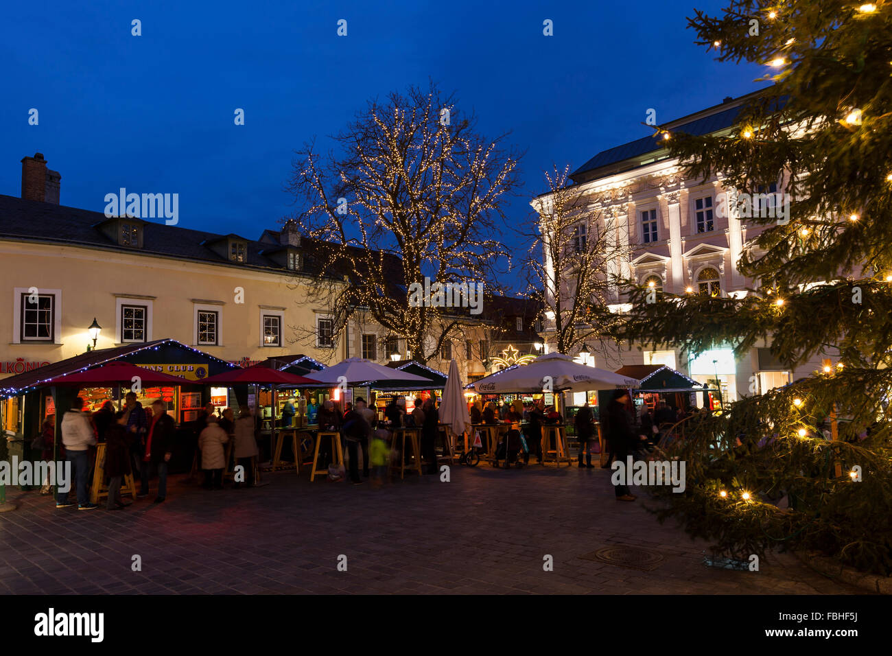 Bassa Austria, Mödling, mercatino di Natale Foto Stock
