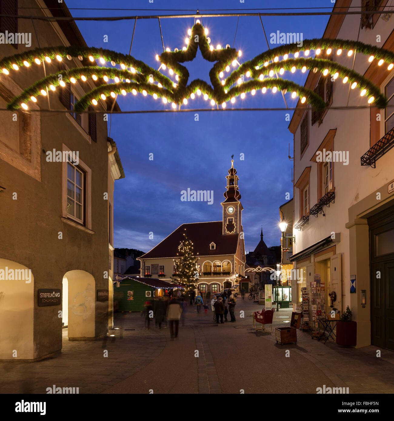 Bassa Austria, Mödling, mercatino di Natale Foto Stock