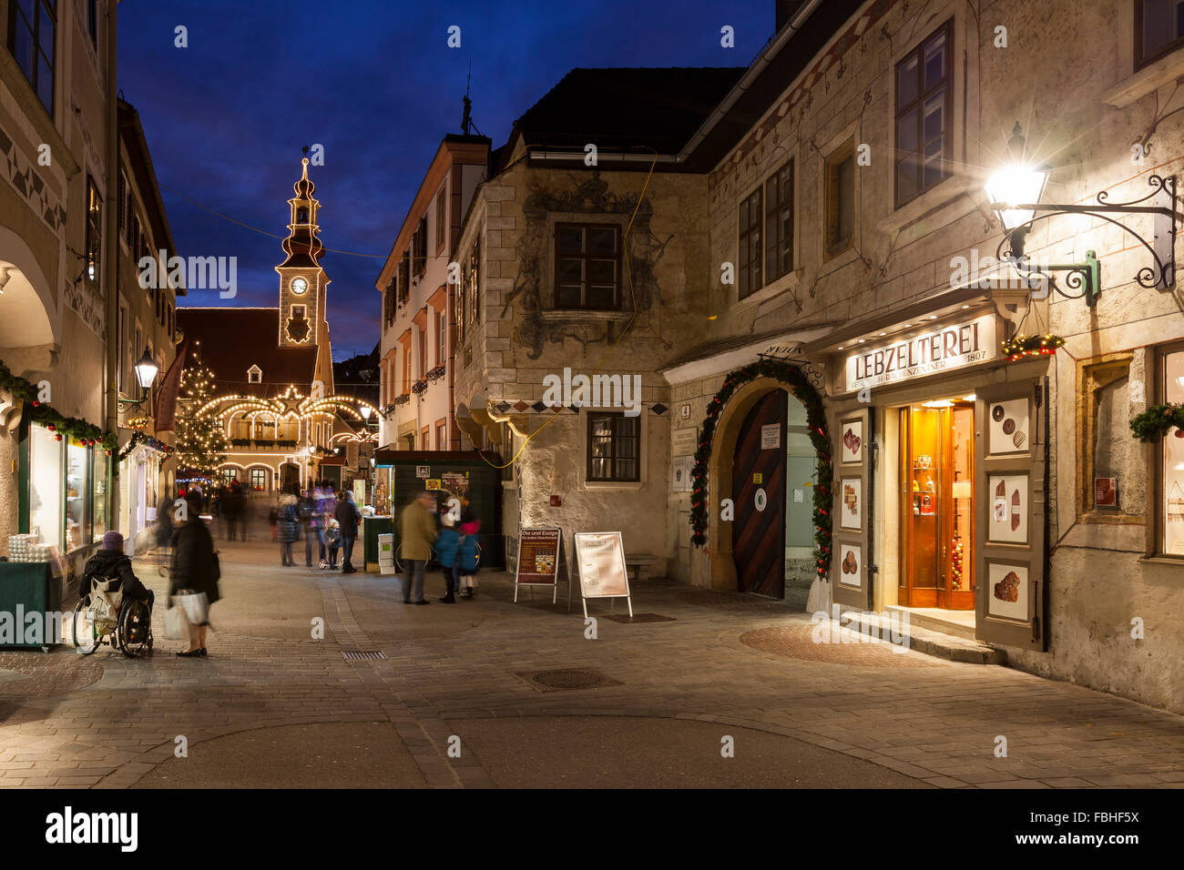 Bassa Austria, Mödling, mercatino di Natale Foto Stock