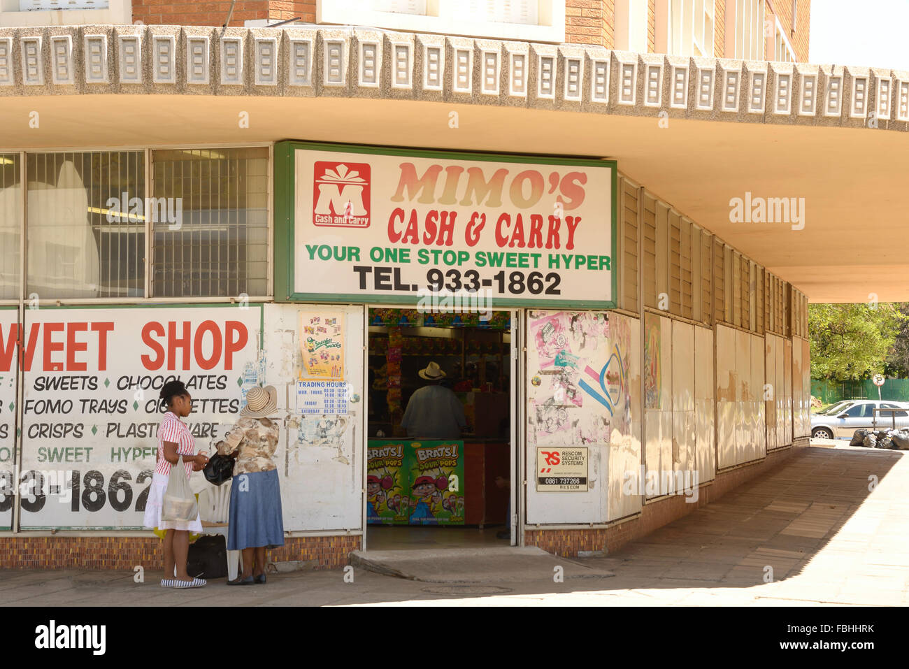 La tecnologia MIMO il Cash & Carry Shop, Eric Loue Street, Vanderbijlpark, Emfuleni Metropolitan comune, provincia di Gauteng, Sud Africa Foto Stock