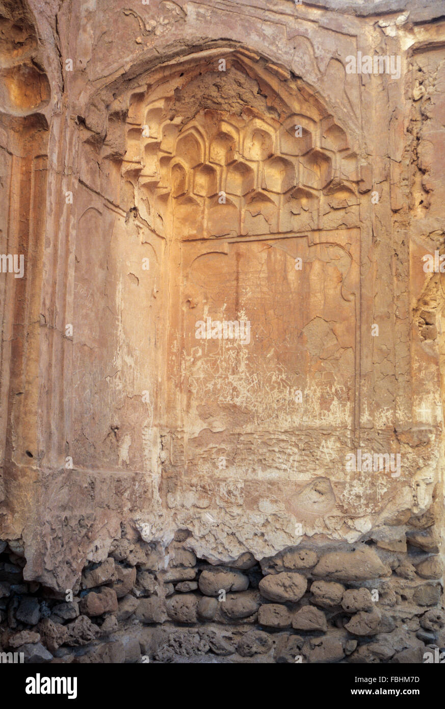 Qalhat, Oman. Resti di Bibi Maryam il Mausoleo. Foto Stock