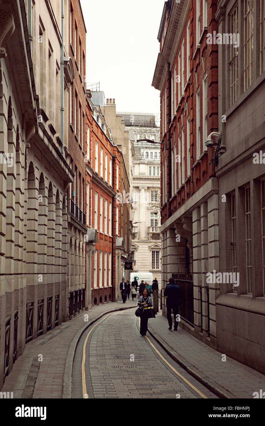 Londra, architettura, città, facciata, street Foto Stock