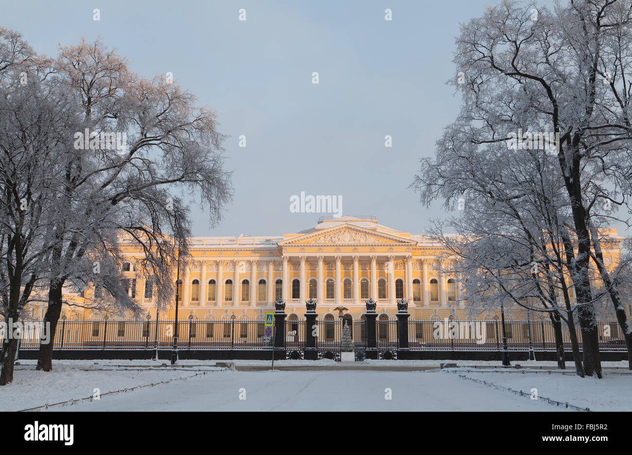 Il Museo di Stato Russo, San Pietroburgo, Russia. Foto Stock