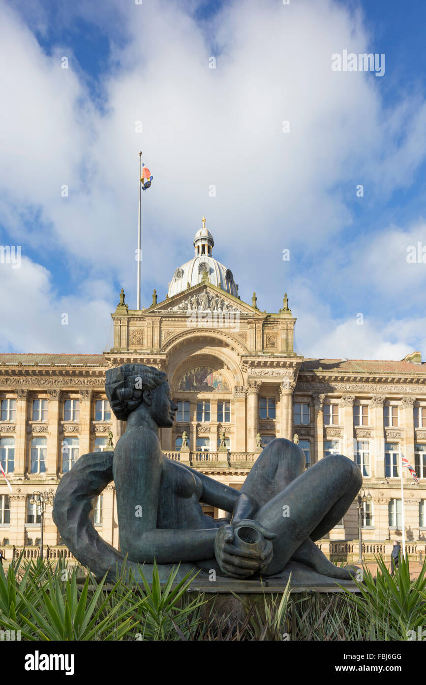 Birmingham City Council House, Victoria Square, Birmingham, Inghilterra, Regno Unito Foto Stock