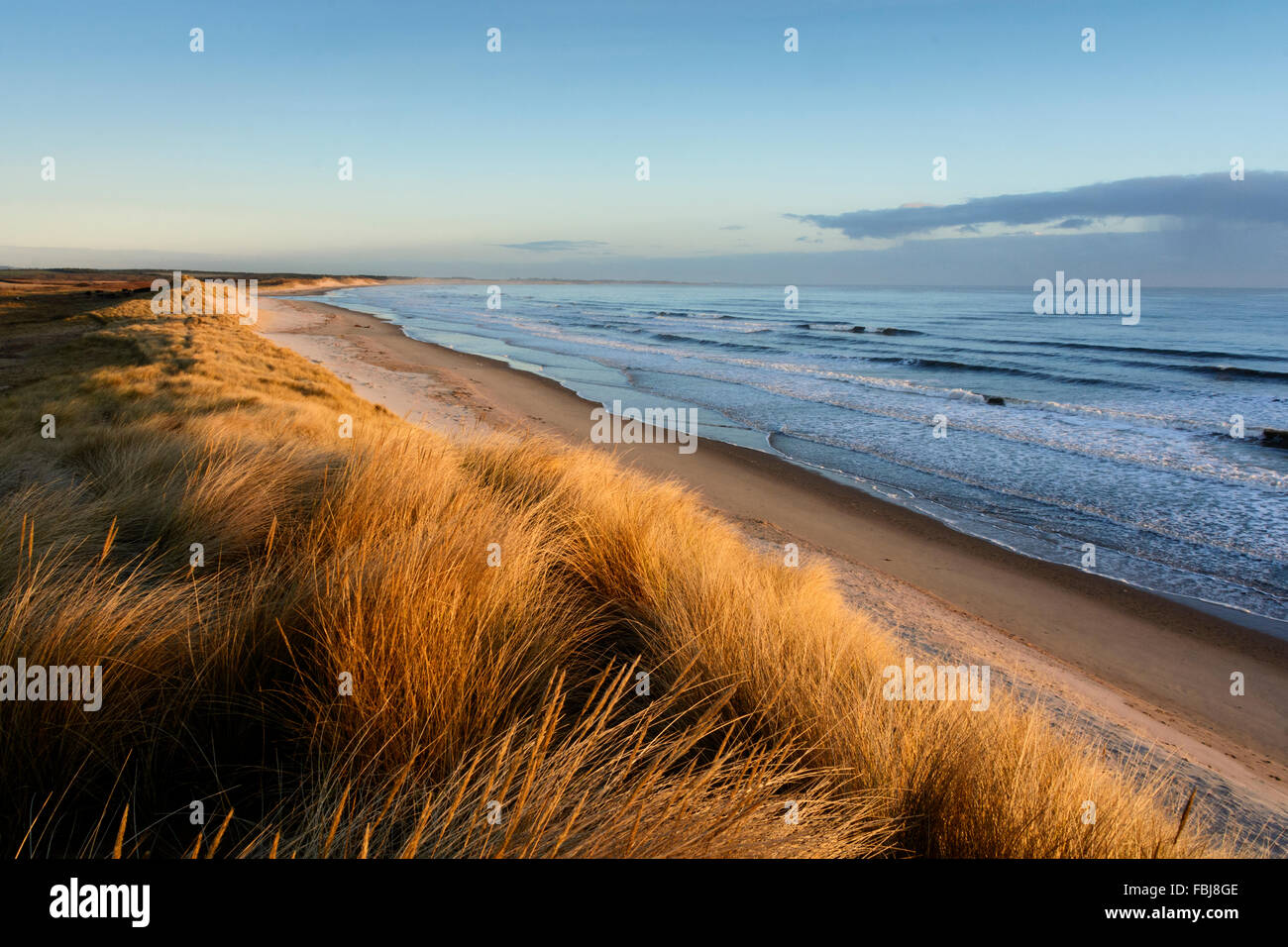 Druridge Bay Foto Stock