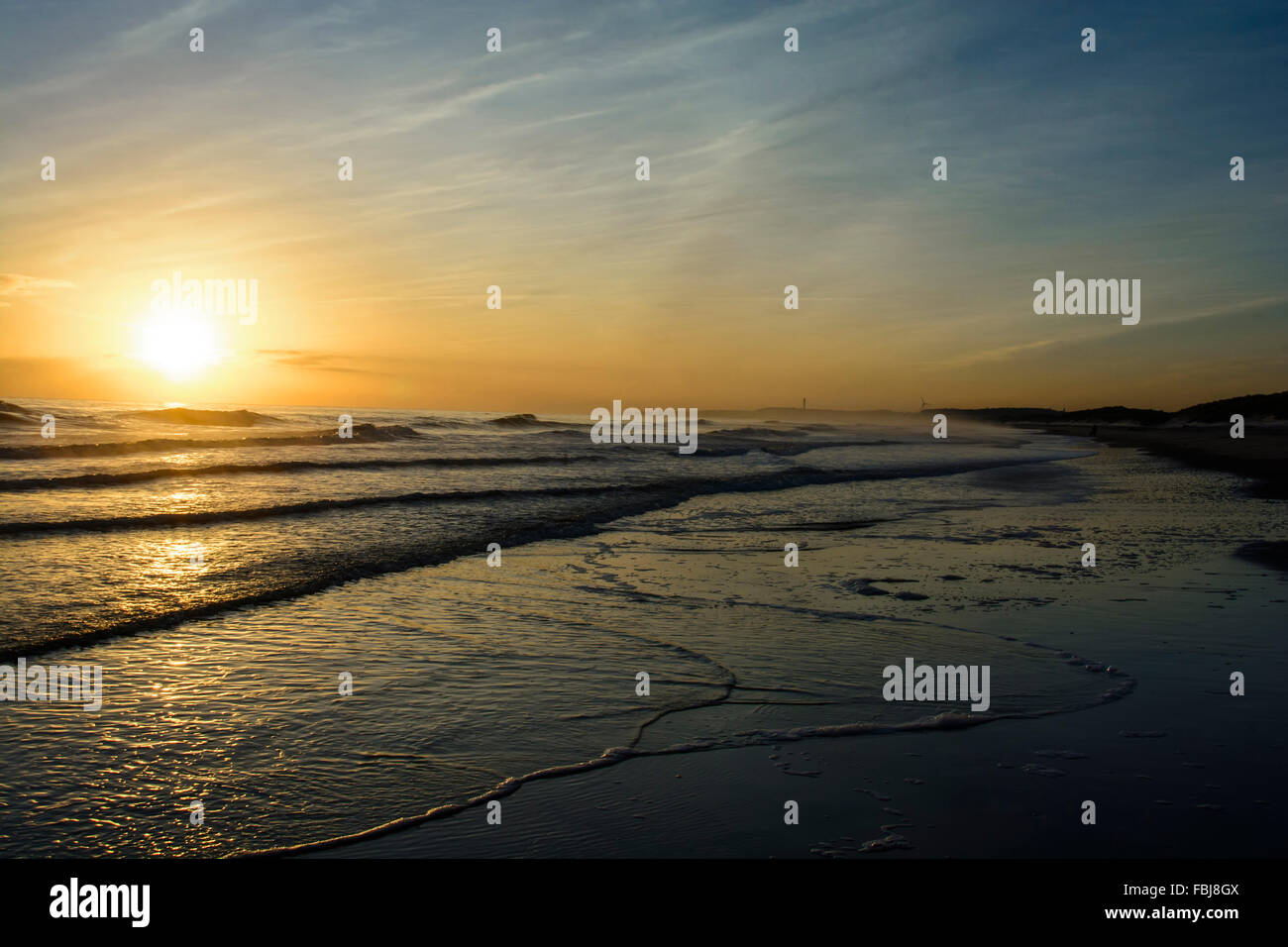 Druridge Bay Foto Stock